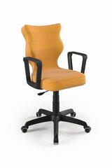 Vaikiška kėdė Entelo Norm Velvet, geltona kaina ir informacija | Biuro kėdės | pigu.lt