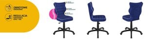 Biuro kėdė Petit Black Visto 06, mėlyna kaina ir informacija | Biuro kėdės | pigu.lt