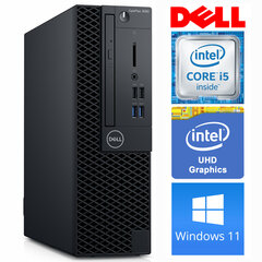 DELL 3060 SFF i5-8500 32GB 1TB SSD M.2 NVME DVD WIN11Pro цена и информация | Стационарные компьютеры | pigu.lt