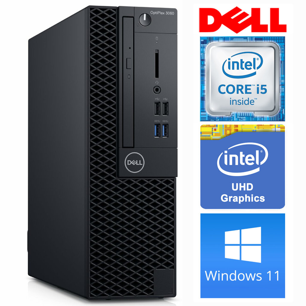 Dell 3060 kaina ir informacija | Stacionarūs kompiuteriai | pigu.lt