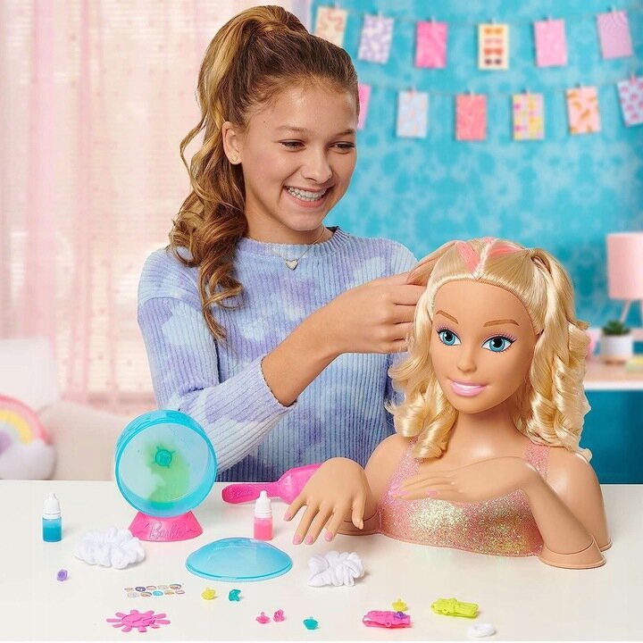 Barbie galva šukavimui su priedais Barbie Styling Head kaina ir informacija | Žaislai mergaitėms | pigu.lt