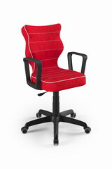 Darbo kėdė Norm juoda Visto 09, raudona цена и информация | Офисные кресла | pigu.lt