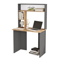 Стол Asir, 90x148,6x51,6см, серо-бежевый цена и информация | Компьютерные, письменные столы | pigu.lt