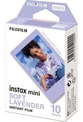 Фото бумага Fujifilm Instax Mini 1x10 Soft Lavender цена и информация | Аксессуары для фотоаппаратов | pigu.lt