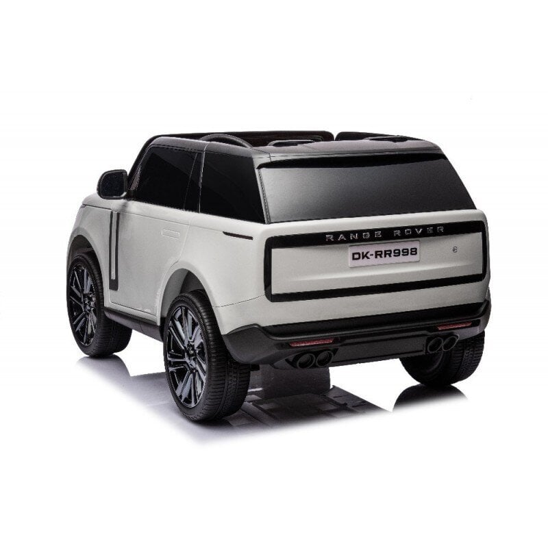 Dvivietis vaikiškas elektromobilis Lean Cars DK-RR998 Range Rover, baltas kaina ir informacija | Elektromobiliai vaikams | pigu.lt