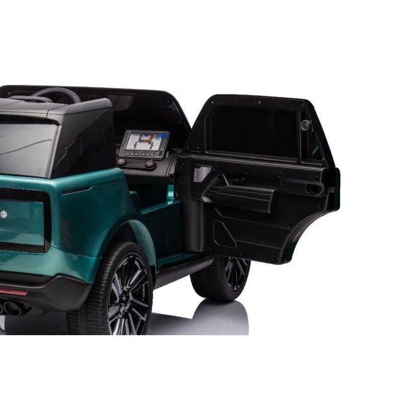 Dvivietis vaikiškas elektromobilis Lean Cars DK-RR998 Range Rover, žalias kaina ir informacija | Elektromobiliai vaikams | pigu.lt