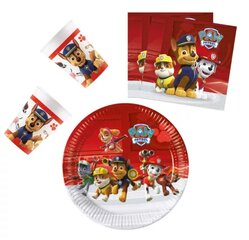 Vienkartinių indų rinkinys Paw Patrol kaina ir informacija | Vienkartiniai indai šventėms | pigu.lt