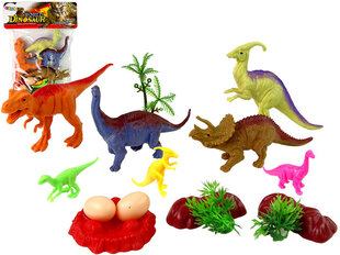 Dinozaurų figūrėlių rinkinys Lean Toys, 15 det. kaina ir informacija | Žaislai berniukams | pigu.lt