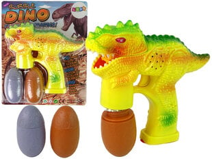 Muilo burbulų aparatas Dinozauras su 2 kiaušiniais Lean Toys kaina ir informacija | Vandens, smėlio ir paplūdimio žaislai | pigu.lt