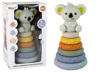 Piramidė Koala Lean Toys kaina ir informacija | Žaislai kūdikiams | pigu.lt