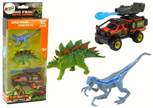 Dinozaurų figūrėlių rinkinys su automobiliu Dino Hunter kaina ir informacija | Žaislai berniukams | pigu.lt