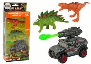 Dinozaurų figūrėlių ir automobilio rinkinys Dino Hunter kaina ir informacija | Žaislai berniukams | pigu.lt