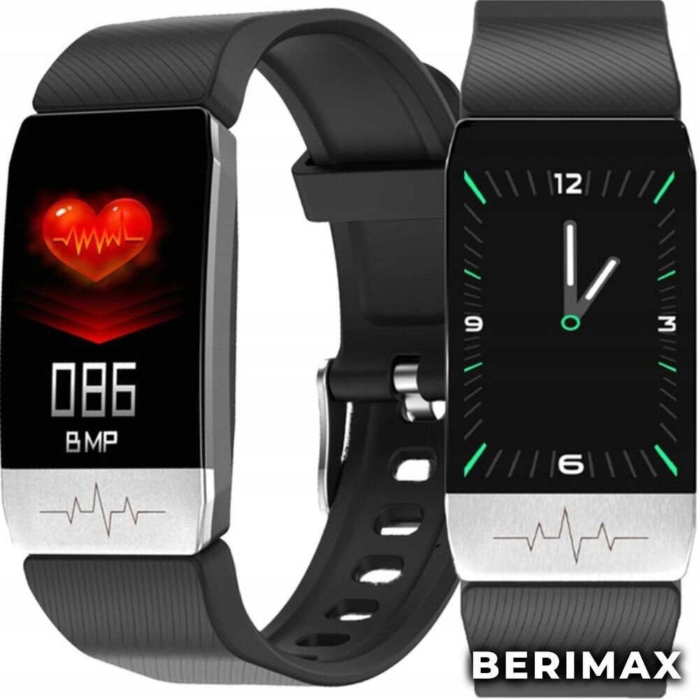 Berimax T1S Black kaina ir informacija | Išmanieji laikrodžiai (smartwatch) | pigu.lt