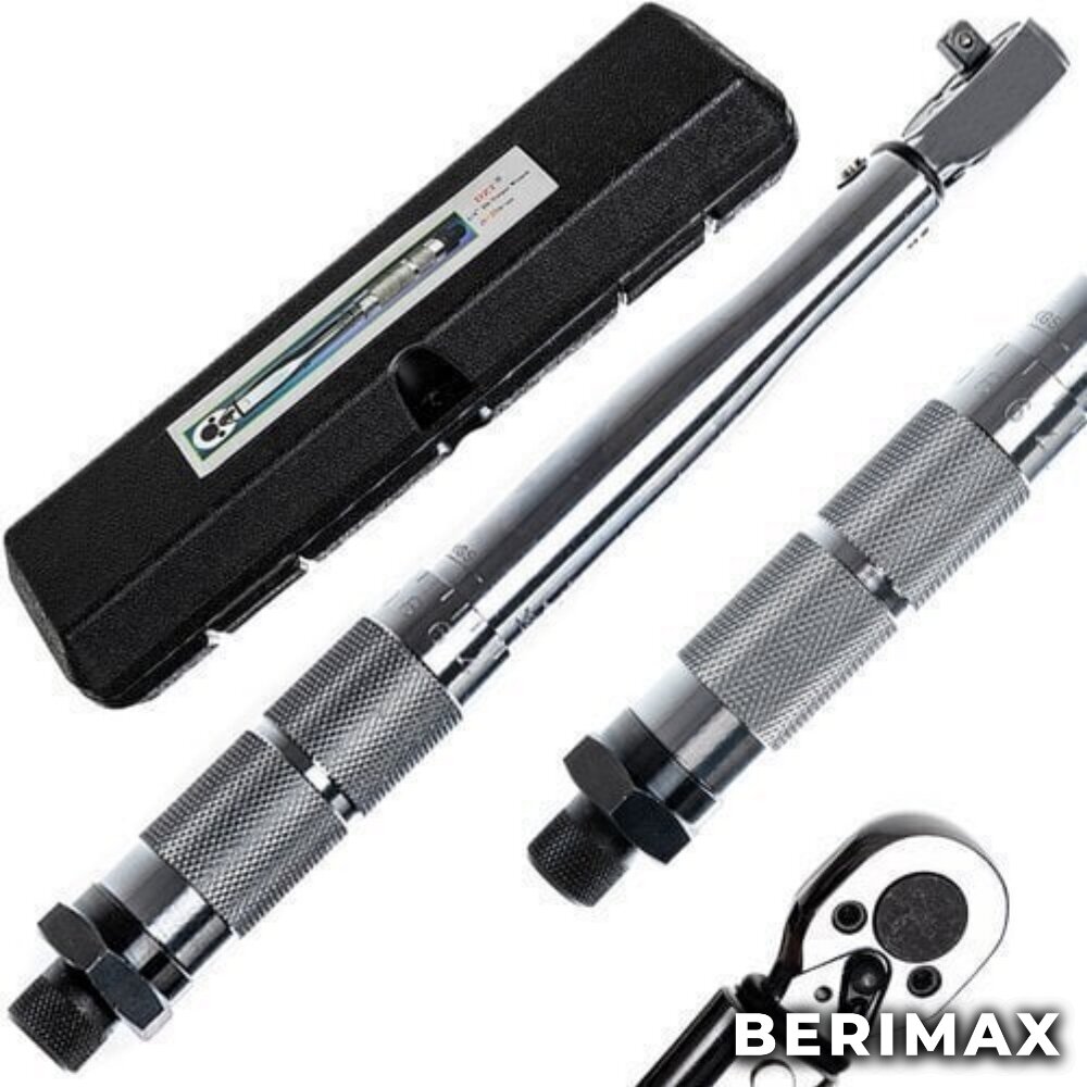 Dinamometrinis raktas Berimax 1/4" 525 Nm kaina ir informacija | Mechaniniai įrankiai | pigu.lt