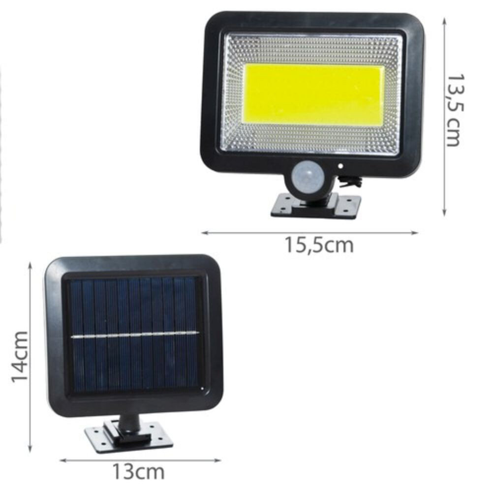 Šviestuvas su saulės baterija Berimax 100 LED kaina ir informacija | Lauko šviestuvai | pigu.lt