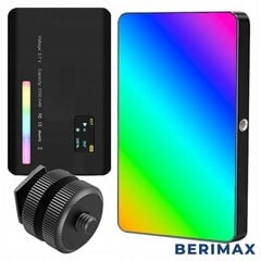 Перезаряжаемая светодиодная RGB-лампа для фотографии Berimax W140 цена и информация | Осветительное оборудование для фотосъемки | pigu.lt