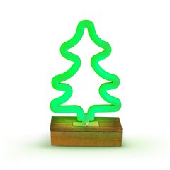 Neon Wood Stand LED TREE green FLNW03 Forever Light kaina ir informacija | Pakabinami šviestuvai | pigu.lt