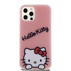 Hello Kitty dėklas skirtas Apple iPhone 12, 12 Pro kaina ir informacija | Telefono dėklai | pigu.lt