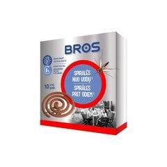 Uodų atbaidymo spiralė Bros, 100 g, 10 vnt. kaina ir informacija | Bros Sodo prekės | pigu.lt