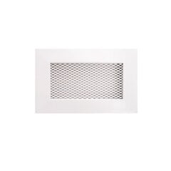 Grotelės židiniui, baltos, 110 x 170 mm kaina ir informacija | Priedai šildymo įrangai | pigu.lt