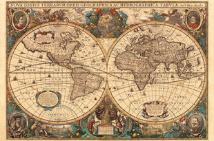 Dėlionė Ravensburger Senasis pasaulio žemėlapis, 5000 d. kaina ir informacija | Dėlionės (puzzle) | pigu.lt