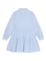 TOMMY HILFIGER Lurex Stripe Shirt Dress Kg0Kg075720A5 Blue Stripe 540125376 цена и информация | Платья для девочек | pigu.lt