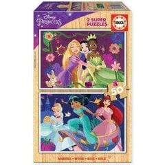Delionių rinkinys Disney Princesses, 50 det. kaina ir informacija | Dėlionės (puzzle) | pigu.lt