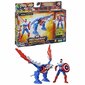 Figūrėlių rinkinys Hasbro Marvel Mechstrike Mechasaurs Captain America & Redwing kaina ir informacija | Žaislai berniukams | pigu.lt