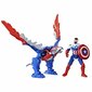 Figūrėlių rinkinys Hasbro Marvel Mechstrike Mechasaurs Captain America & Redwing kaina ir informacija | Žaislai berniukams | pigu.lt