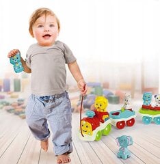 Interaktyvus traukinys su gyvūnais Clementoni Baby kaina ir informacija | Žaislai kūdikiams | pigu.lt