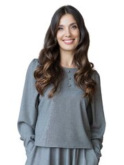 Блузка Lega MKZ75, серый цена и информация | Женские блузки, рубашки | pigu.lt