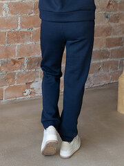 Хлопковые спортивные штаны Lega KLZ55, темно-синий цена и информация | Женские брюки | pigu.lt