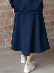 Хлопковая юбка с внутренним ворсом Lega SIZ25, темно-синий цена и информация | Юбки | pigu.lt