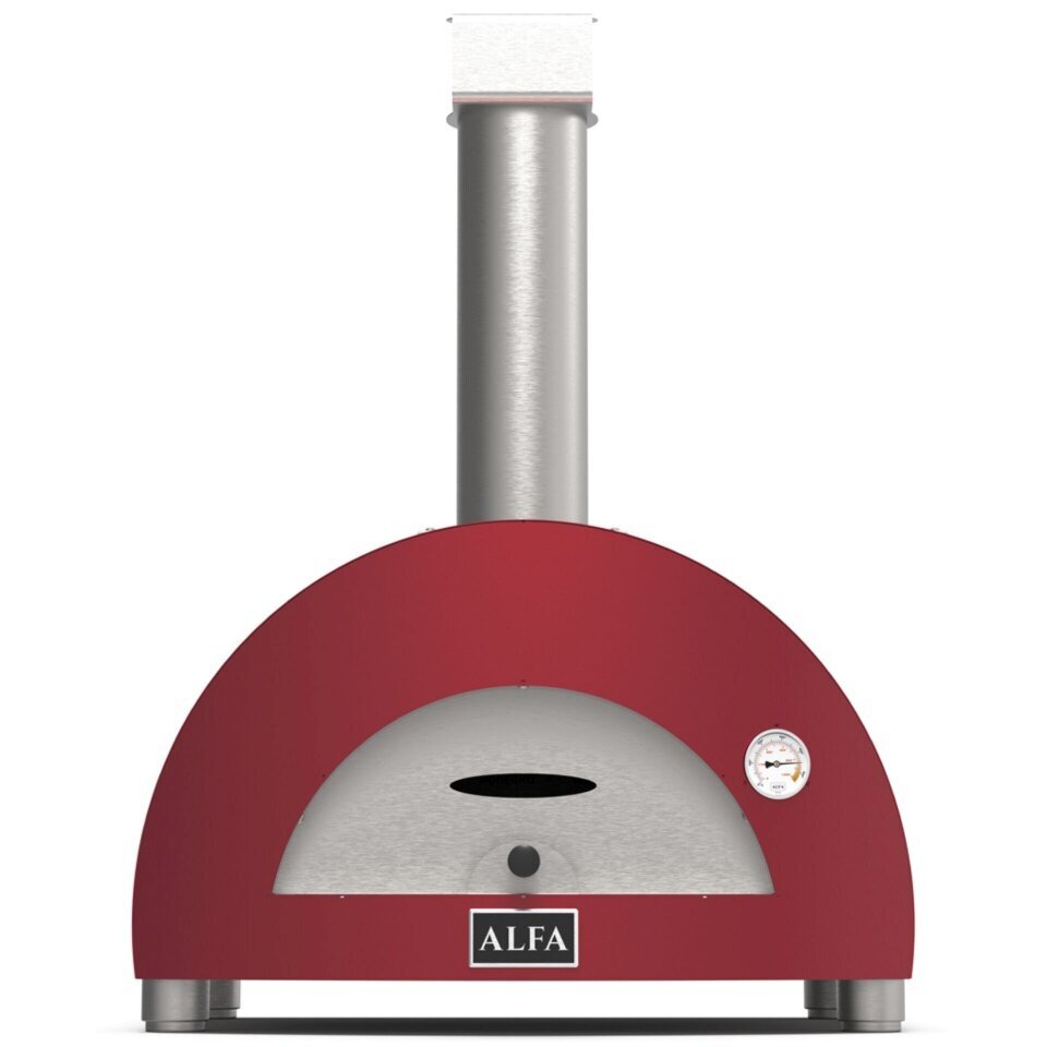 Picos Krosnis Alfa Forni Moderno 2 Pizze, 60x50 cm, raudona kaina ir informacija | Kepsninės, griliai | pigu.lt