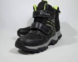 Ботинки для мальчиков CLIBEE 148150 01 148150*01-031, черные/серые цена и информация | Детские зимние сапожки | pigu.lt