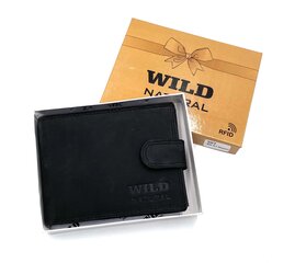 Natūralios odos piniginė vyrams Wild Natural su Rfid цена и информация | Мужские кошельки | pigu.lt