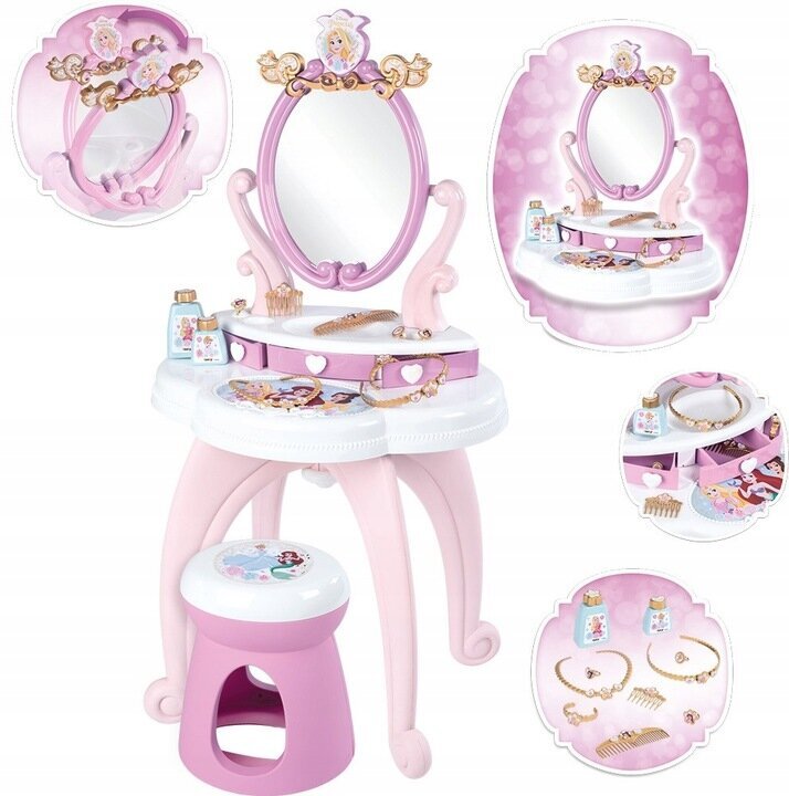 Kosmetinis staliukas TM toys Disney Princess 2in1 kaina ir informacija | Žaislai mergaitėms | pigu.lt