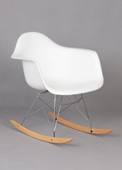 Кресло-качалка Easyliving, белое цена и информация | Кресла в гостиную | pigu.lt