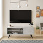 TV staliukas Asir, 110x44x40cm, pilkas kaina ir informacija | TV staliukai | pigu.lt