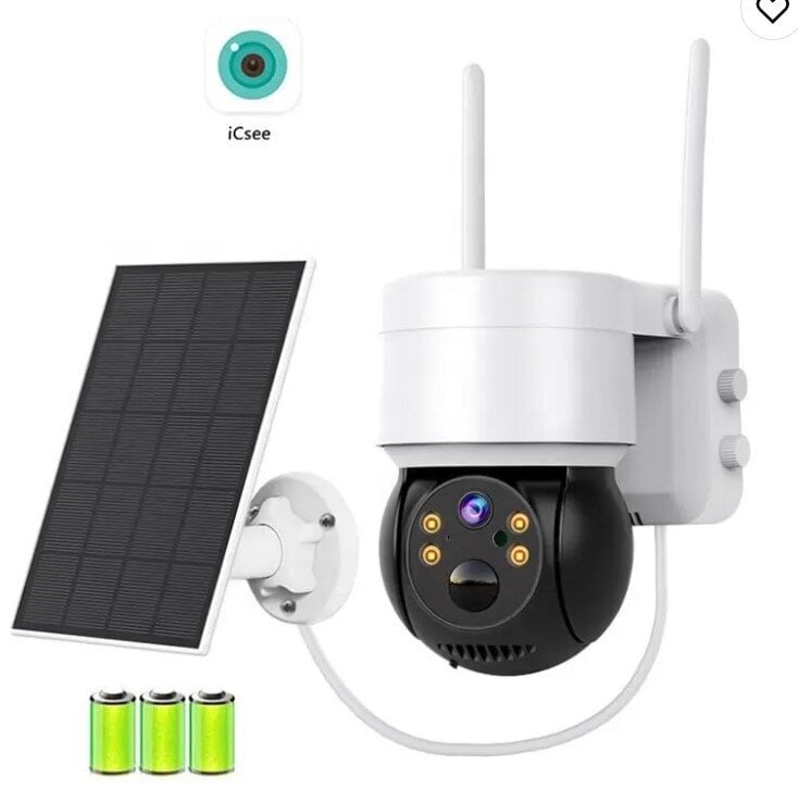 Lauko kamera su saulės įkrovimo skydeliu цена и информация | Stebėjimo kameros | pigu.lt