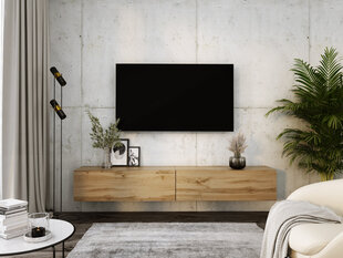 Висящий телевизионный шкаф 2 X 100 CM Wotan Oak цена и информация | Тумбы под телевизор | pigu.lt