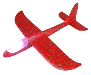 Putplasčio lėktuvas Perf, 46 cm su LED kaina ir informacija | Žaislai berniukams | pigu.lt