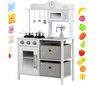 Medinė vaikiška virtuvėlė su švieselėmis ir priedais kaina ir informacija | Lavinamieji žaislai | pigu.lt