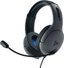 PDP LVL50 PS4/PS5 Wired Headset 051-099-EU-BK kaina ir informacija | Ausinės | pigu.lt