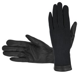 Hofler Originals женские комбинированные (кожа/шерстяной материал)
перчатки, с функцией для 
сенсорного экрана цена и информация | Женские перчатки | pigu.lt