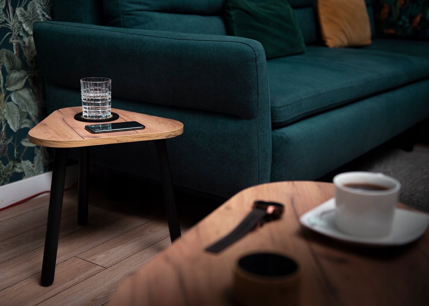 Kavos staliukas, rudas kaina ir informacija | Kavos staliukai | pigu.lt