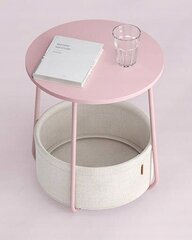 Vaikiškas stalas su krepšiu žaislams Zanzara, rožinis цена и информация | Детские столы и стулья | pigu.lt