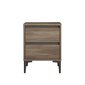 Naktinis staliukas Asir, 45x58,6x45cm, rudas kaina ir informacija | Spintelės prie lovos | pigu.lt