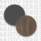 Rašomasis stalas Asir, 120x75x44,5cm, tamsiai rudos/juodos spalvos kaina ir informacija | Kompiuteriniai, rašomieji stalai | pigu.lt