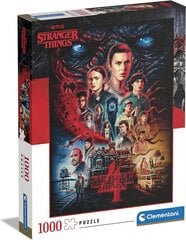 Dėlionė Clementoni Stranger Things, 1000d kaina ir informacija | Dėlionės (puzzle) | pigu.lt